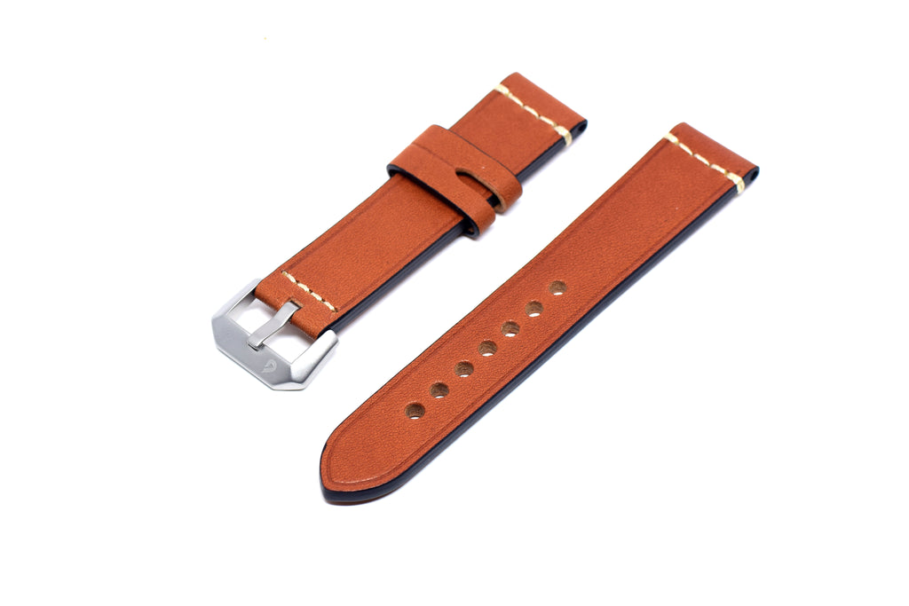 Odyssee belt buckle & Leather strap 32 mm